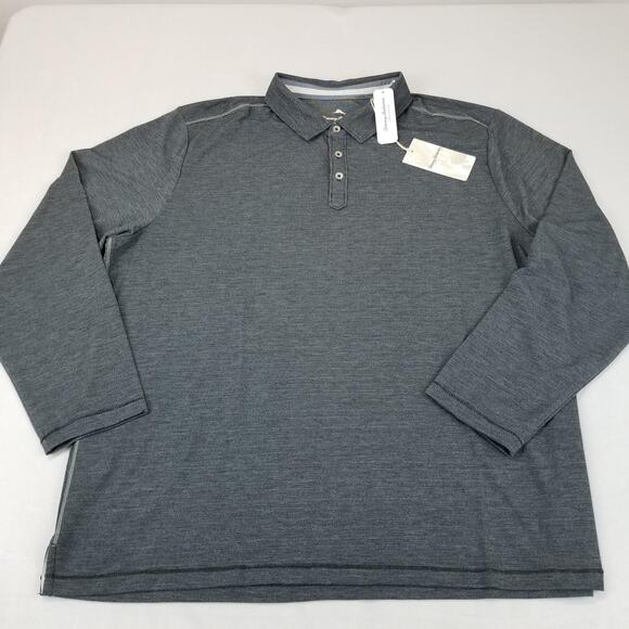 Tommy Bahama Polo Shirt Mens XXL Coasta Vera LS Performance Stretch ST227318 - Picture 12 of 12